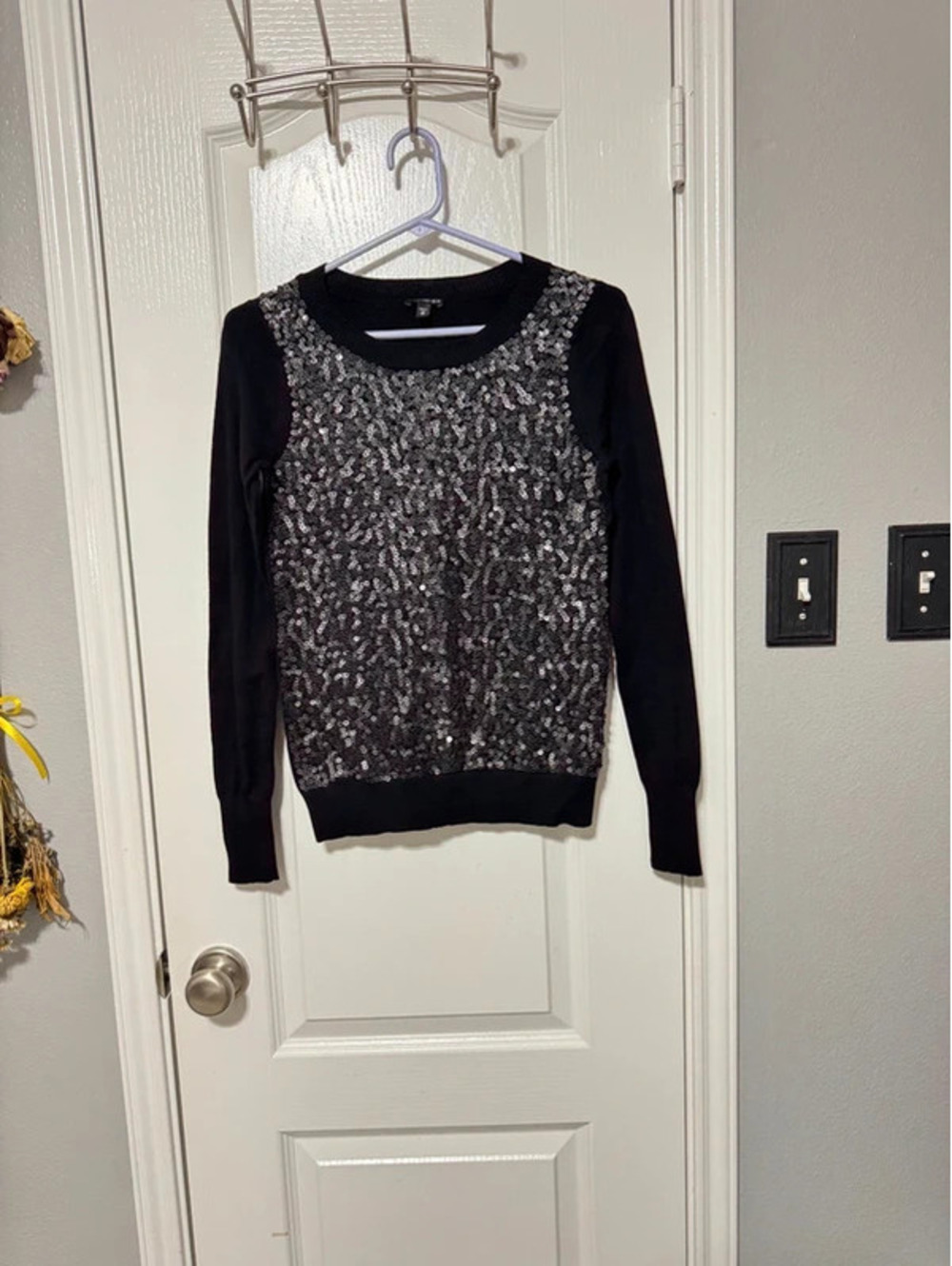 Cute Express Sequin LS Sweater